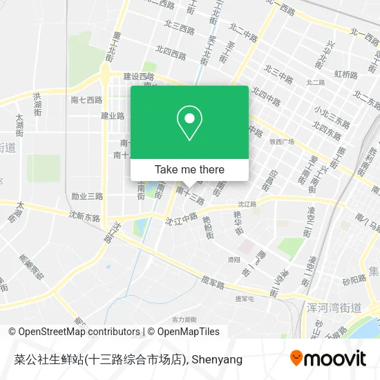 菜公社生鲜站(十三路综合市场店) map