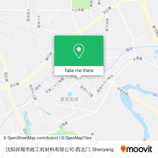 沈阳祥顺市政工程材料有限公司-西北门 map