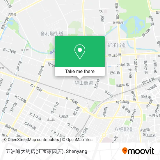 五洲通大约房(汇宝家园店) map