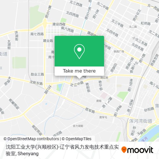 沈阳工业大学(兴顺校区)-辽宁省风力发电技术重点实验室 map