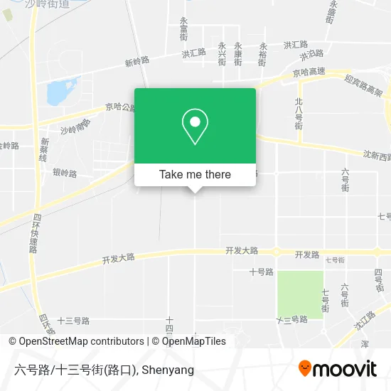 六号路/十三号街(路口) map