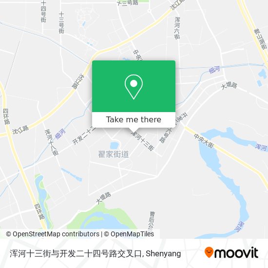 浑河十三街与开发二十四号路交叉口 map