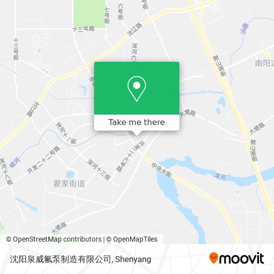 沈阳泉威氟泵制造有限公司 map