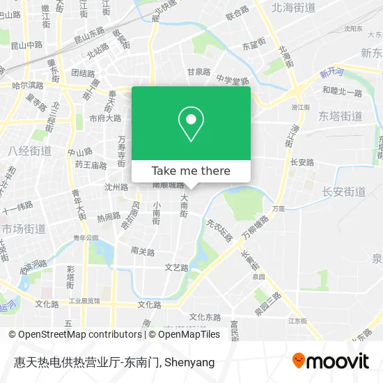 惠天热电供热营业厅-东南门 map