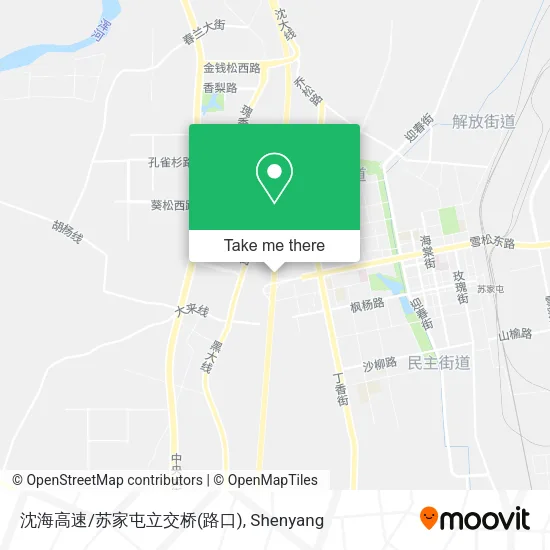 沈海高速/苏家屯立交桥(路口) map
