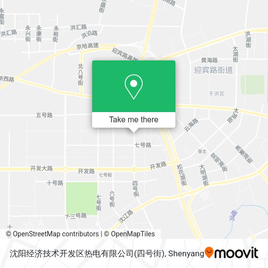 沈阳经济技术开发区热电有限公司(四号街) map
