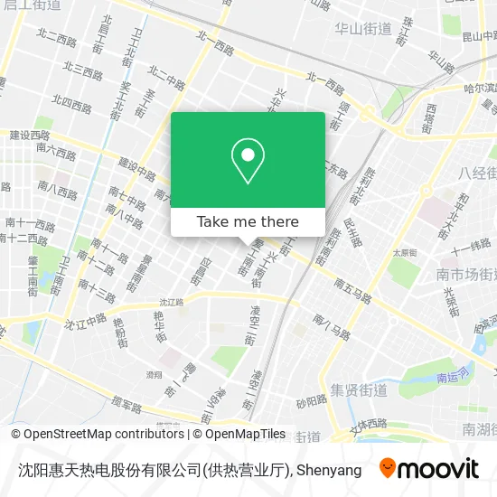 沈阳惠天热电股份有限公司(供热营业厅) map