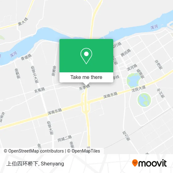 上伯四环桥下 map