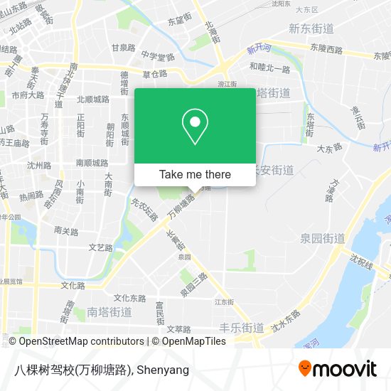 八棵树驾校(万柳塘路) map