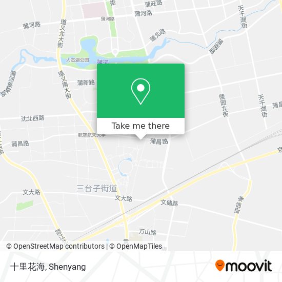 十里花海 map