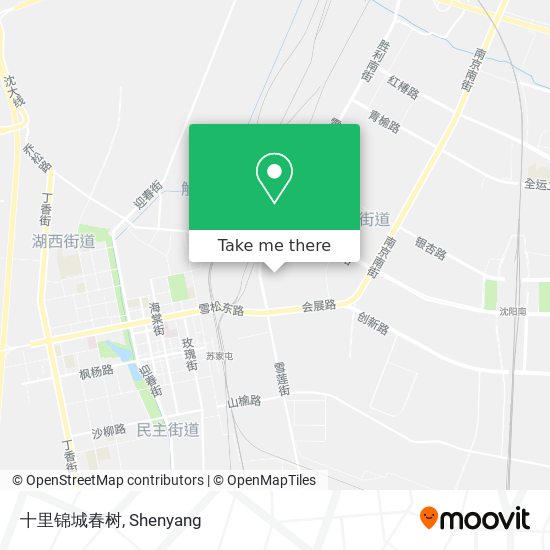 十里锦城春树 map