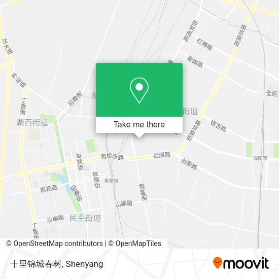 十里锦城春树 map