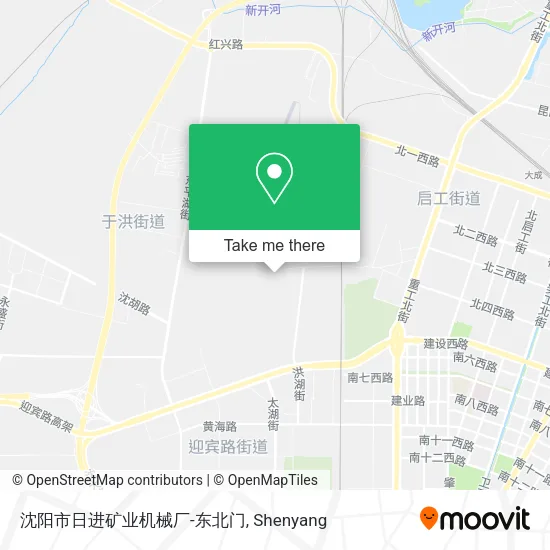 沈阳市日进矿业机械厂-东北门 map