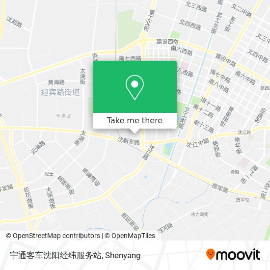 宇通客车沈阳经纬服务站 map