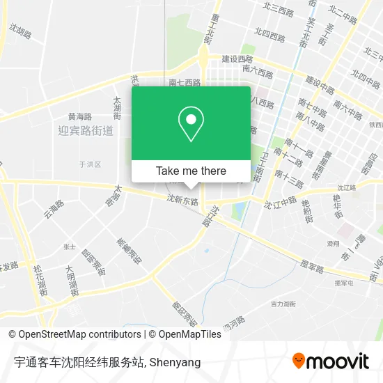 宇通客车沈阳经纬服务站 map