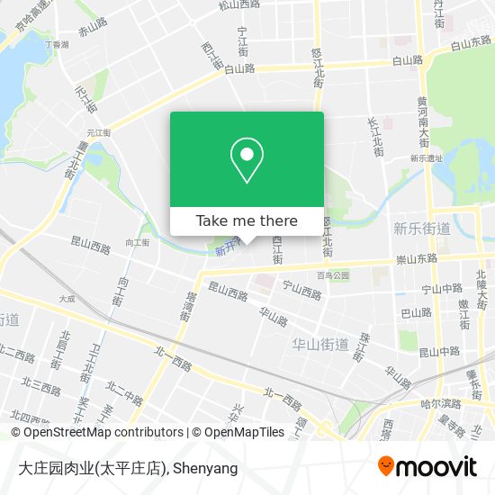 大庄园肉业(太平庄店) map