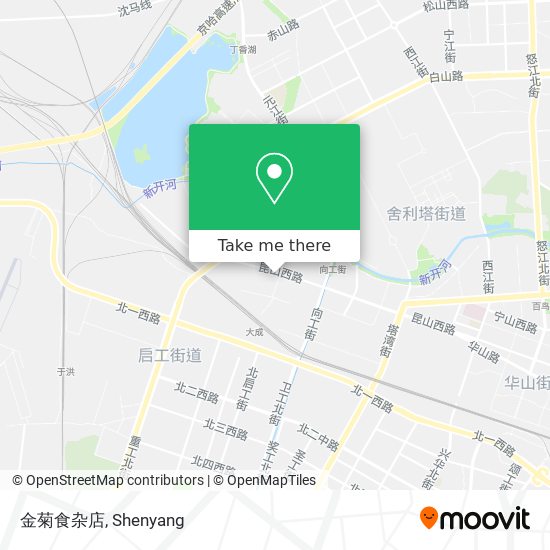 金菊食杂店 map