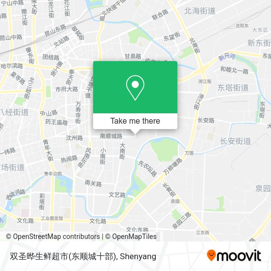 双圣晔生鲜超市(东顺城十部) map