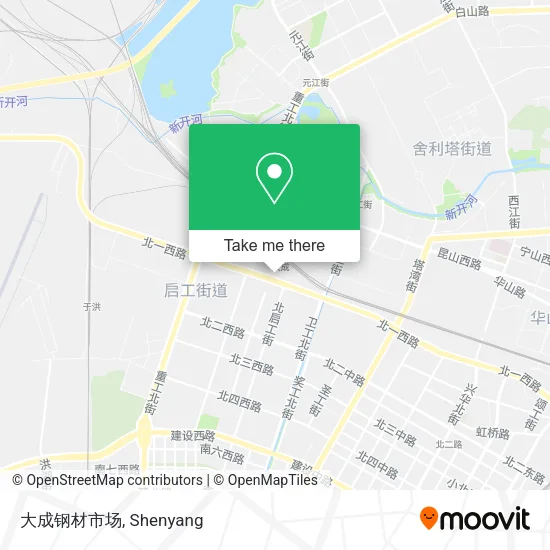大成钢材市场 map