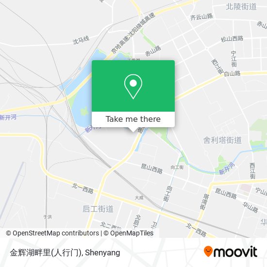 金辉湖畔里(人行门) map