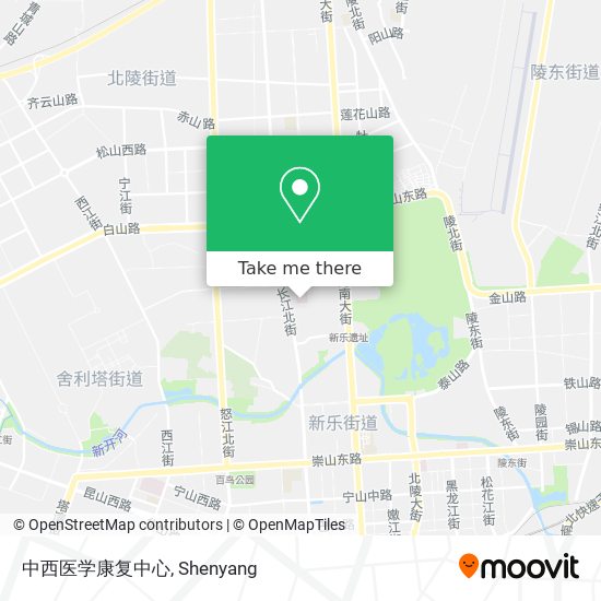 中西医学康复中心 map