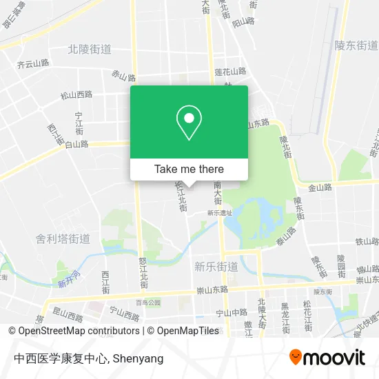 中西医学康复中心 map