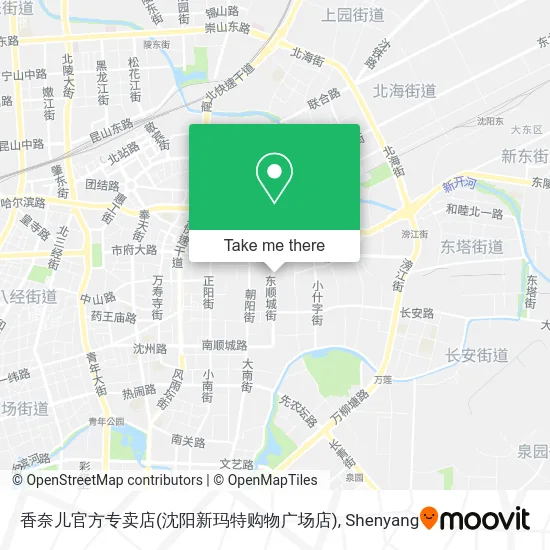 香奈儿官方专卖店(沈阳新玛特购物广场店) map