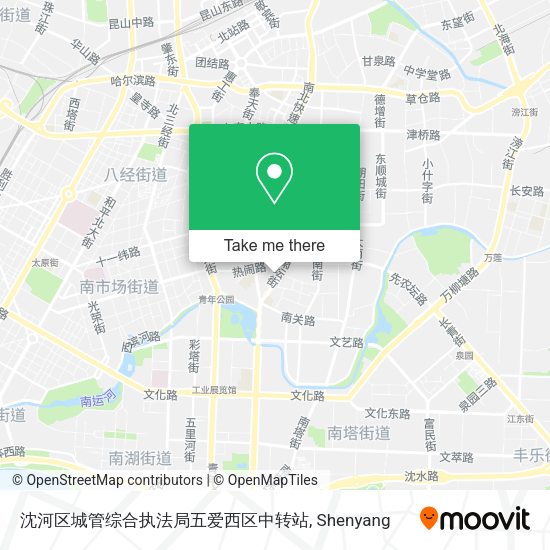 沈河区城管综合执法局五爱西区中转站 map