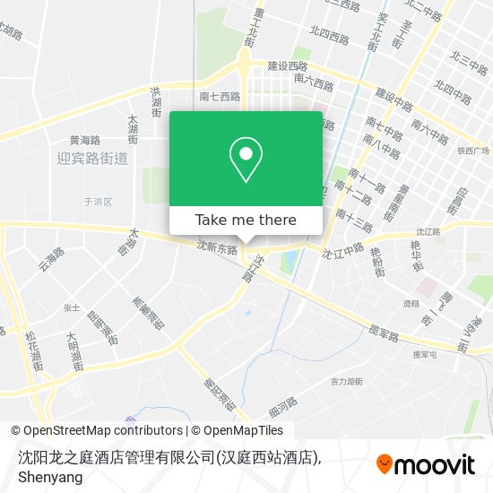 沈阳龙之庭酒店管理有限公司(汉庭西站酒店) map