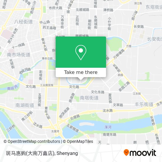 斑马惠购(大南万鑫店) map