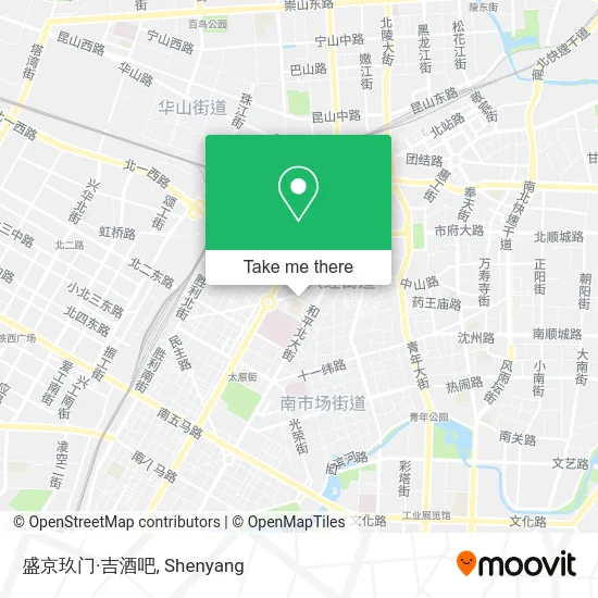 盛京玖门·吉酒吧 map