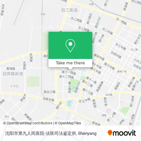 沈阳市第九人民医院-法医司法鉴定所 map