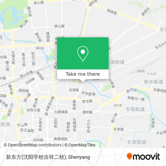 新东方(沈阳学校吉祥二校) map