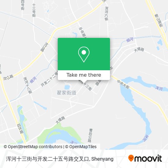 浑河十三街与开发二十五号路交叉口 map