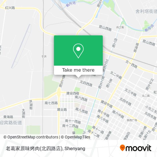 老葛家原味烤肉(北四路店) map