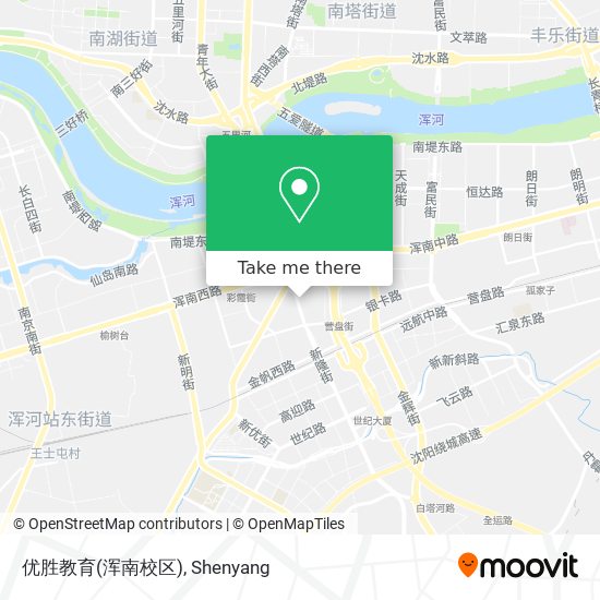 优胜教育(浑南校区) map