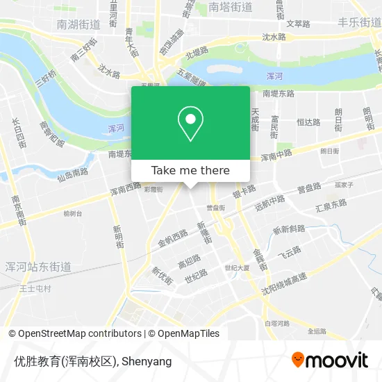 优胜教育(浑南校区) map