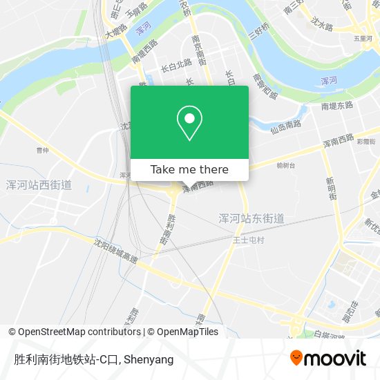 胜利南街地铁站-C口 map