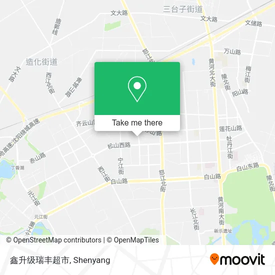 鑫升级瑞丰超市 map