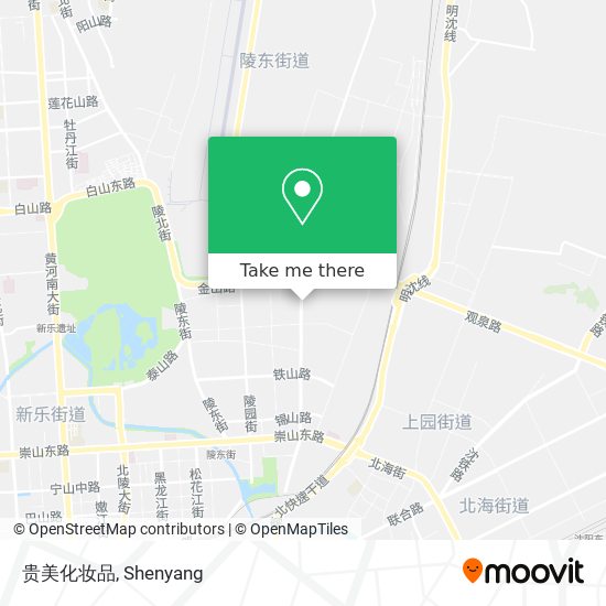 贵美化妆品 map