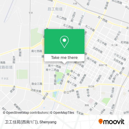卫工佳苑(西南1门) map