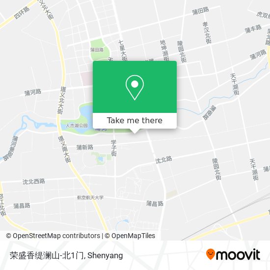 荣盛香缇澜山-北1门 map