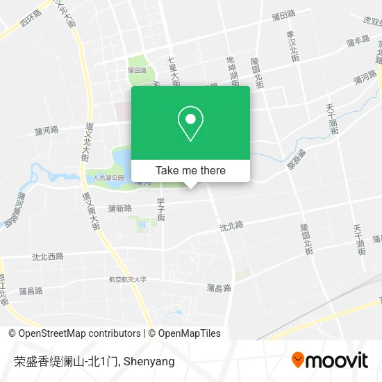 荣盛香缇澜山-北1门 map