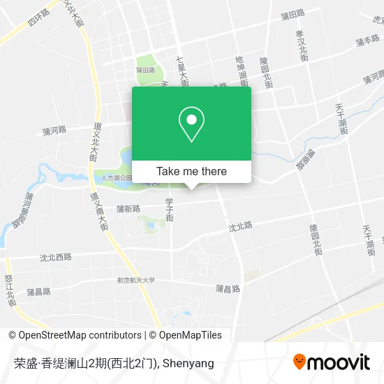 荣盛·香缇澜山2期(西北2门) map