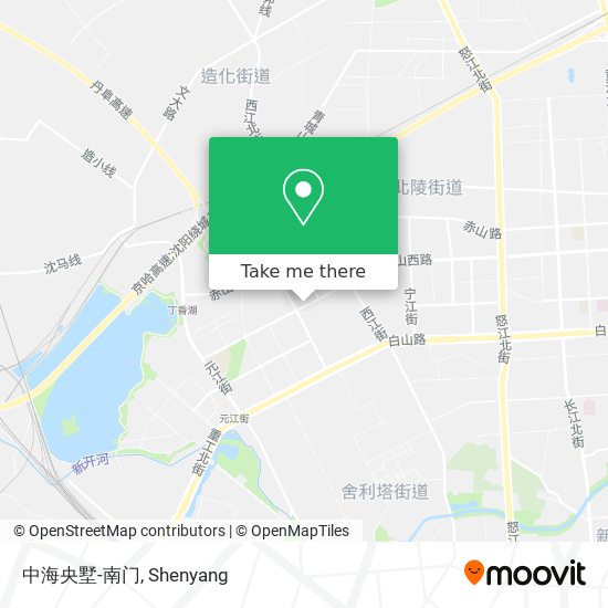 中海央墅-南门 map