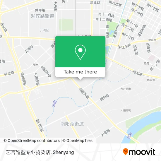 艺言造型专业烫染店 map