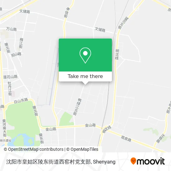 沈阳市皇姑区陵东街道西窑村党支部 map