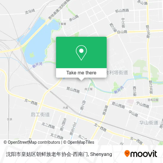 沈阳市皇姑区朝鲜族老年协会-西南门 map
