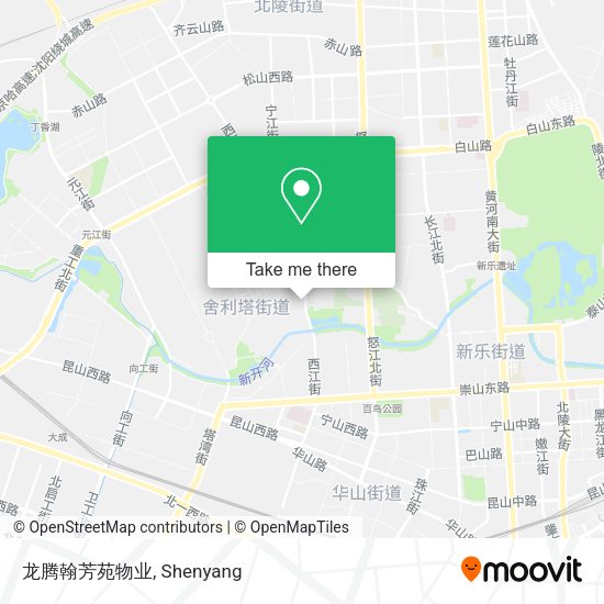 龙腾翰芳苑物业 map