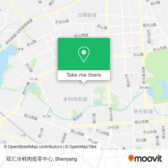 双汇冷鲜肉批零中心 map